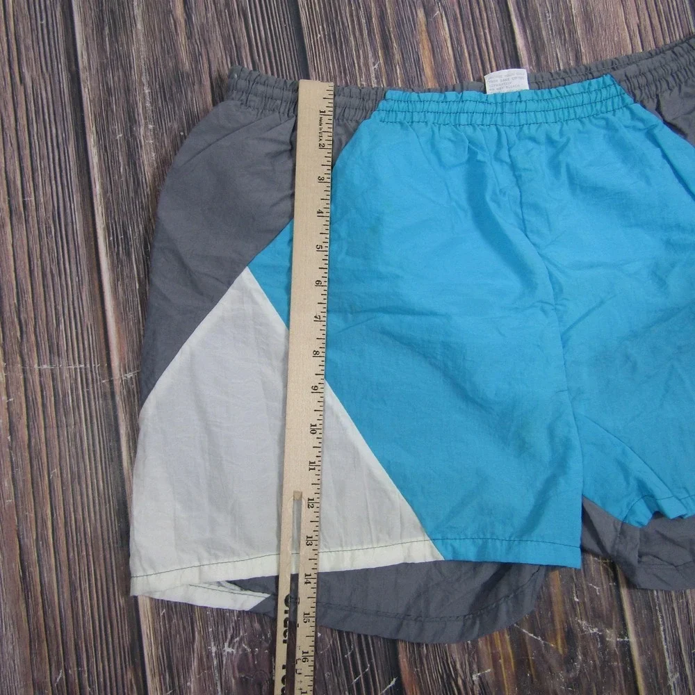 Vintage‎ Dunlop Sport Shorts Mens 34 Blue Nylon Swim Lined 5